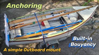 Preparing a traditional 12ft dinghy for sailing DIY sailboat Part 3 [upl. by Ahsats]