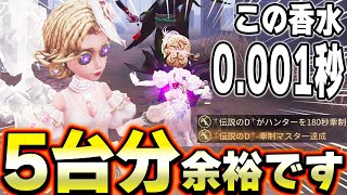 調香師の新UR衣装の力で5台分チェイスした試合が凄いｗｗｗ【第五人格】【IdentityV】 [upl. by Layton]