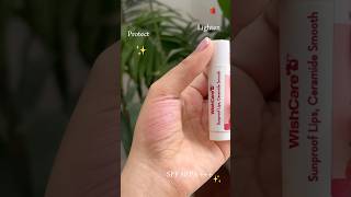 Wish care Sunscreen body lotion🧴ceramide lip blam lipbalm bodysunscreen wishcare [upl. by Vezza88]