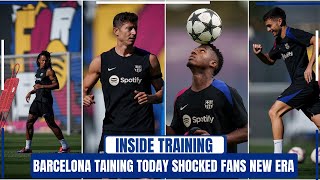 💪 BARCELONA TRAINING SESSION🔥EXPLOSIVE TRAINGING FROM BARCA GROUND  BARCA TRANSFER NEWS [upl. by Purdy628]