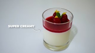 This Panna Cotta Is SO EASY [upl. by Ahsimin]