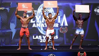 2024 Amateur Olympia Las Vegas Mens Physique Overall Winners  Mr Olympia 2024 [upl. by Yuri]