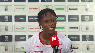 Arnett Gardens Warner Brown won man of the match vs Molynes United  JPL 2024  SportsMax TV [upl. by Buyers]