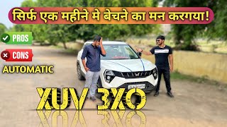 New Mahindra Xuv 3xo Ownership 🤔Review  Pros and Cons  3xo Automatic review  Problems in 3XO [upl. by Eimac]