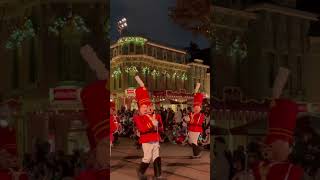 Toy Soldier trumpet players in Disneyland Christmas Parade Merriest Nites 2021 [upl. by Mulligan]