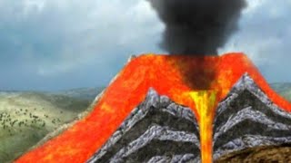 Formation Of Stratovolcanoes  Earth  stone  Hot stone  shorts history world technology fyp [upl. by Repotsirhc]