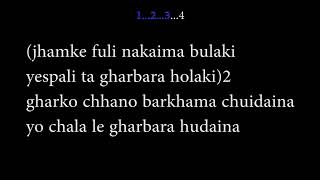 evergreen nepali meshup karaoke with lyrics [upl. by Tarrel]