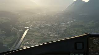 MSFS2020 777 Landing into Innsbruck [upl. by Sinnard452]