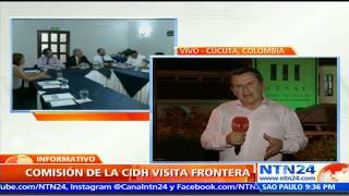 Comisionados de la CIDH visitarán albergues para conocer situación de colombianos deportados [upl. by Orin]