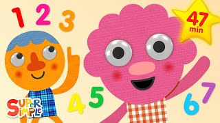 Count amp Sing with Super Simple  Preschool Counting Songs  Super Simple Songs [upl. by Gabrielle]