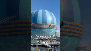 Ever wonder how they maintain the Aerophile at Disney Springs balloon disney springs aerophile [upl. by Dnyletak666]