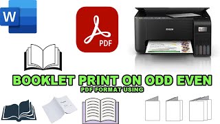 HOW TO BOOKLET PRINT IN PDF FORMAT USING URDU BOOKLET PRINT ON BOTH SIDE [upl. by Aicitan]