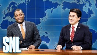 Weekend Update Chen Biao on USChina Trade War  SNL [upl. by Eenar]