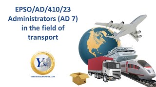 YSE  Webinar on Administrators in the field of Transport  EPSOAD41023 competition [upl. by Cyrilla]