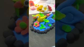 clay diye jinis banano  clay diye kichu banano  clay art  air dry clay art  diy how to make clay [upl. by Lenod]