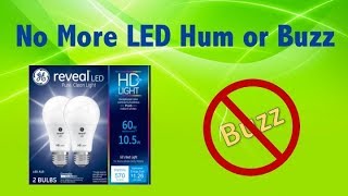 How to Stop Humm or Buzz from LED Light Bulbs [upl. by Pettiford256]