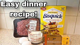 NEW  EASY AND BUDGET FRIENDLY DINNER RECIPE  5 ingredient dinner Easy Week Night Dinner [upl. by Nnayar]