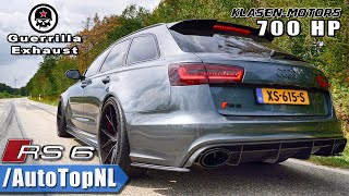 AUDI RS6 Guerilla Exhaust STRAIGHT PIPE  INSANELY LOUD by AutoTopNL [upl. by Briney]