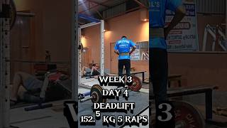 DAY 4 DEADLIFT raw motivation powerlifting [upl. by Georges]