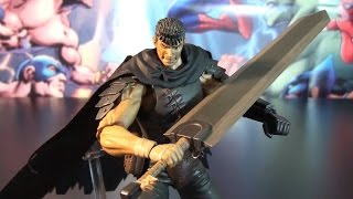 R185 Maxfactory Figma Berserk Guts Black Soldier Swordsman Action Figure Review [upl. by Ahsait]