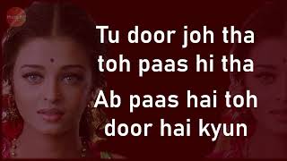 Bairi Piya LYRICS Devdas  Shreya Ghoshal Udit Narayan  Shahrukh Khan Aishwarya Rai [upl. by Shiroma]