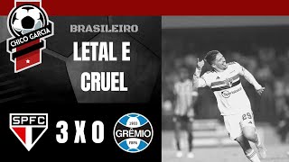 SPFC HUMILHA O GRÊMIO E RESPIRA NA TABELA TRICOLOR GAÚCHO NÃO TOCA NA BOLA E RENATO BALANÇA [upl. by Qahsi]