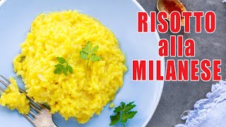 Secrets to Perfect Risotto Milanese Creamy amp Rich Recipe [upl. by Schell]