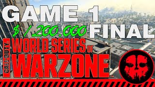 GAME 1 12M WORLDSERIES FINAL Hisokat  Mayappo  Skullface WIN callofduty warzone worldseries [upl. by Jacquelin608]