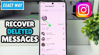 how to recover instagram deleted chat Mobile [upl. by Onitnelav]