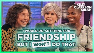 Jane Fonda Lily Tomlin Sasheer Zamata amp Kelly Reveal The Craziest Things Theyd Do For Their BFF [upl. by Eitsirk]