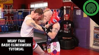 Muay Thai Basics of Clinching Tutorial [upl. by Maggie]