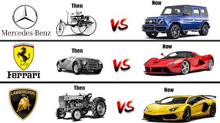 Car Brands Then Vs Now [upl. by Drofwarc640]