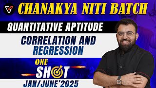 Correlation And Regression One Shot  CA Foundation Quantitative Aptitude  Rahul Bhutani Sir 🔥 [upl. by Alekim674]