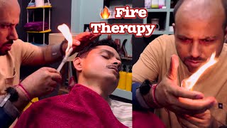 🔥 Fire Massage Therapy Intense Head Massage by The Legend Reiki Master ASMR  Massage [upl. by Homer]