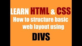 What is the use of div class in HTML how to design a web site How to use CSS in html [upl. by Aicirtan]