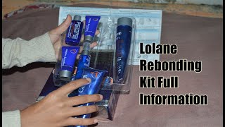 Lolane Rebonding Kit Full Information By The Stylish Mod [upl. by Irotal]