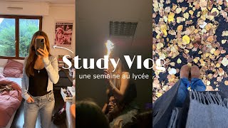 Study Vlog  une semaine avec moi au lycée [upl. by Hartill]