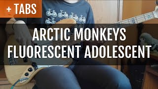 Arctic Monkeys  Fluorescent Adolescent Bass Cover with TABS [upl. by Nabala]