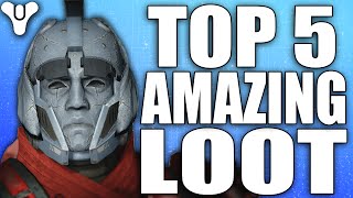 Destiny Amazing Top 5 Luckiest Loot Drops Of The Week  Episode 59 [upl. by Axia604]