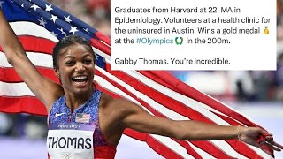 Gabby Thomas Olympic champion  gabbythomas Olympics [upl. by Sletten406]