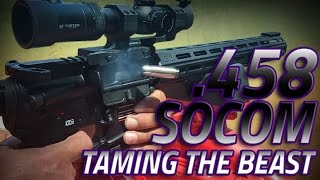 AR15 458 SOCOM Over Gassing  Troubleshooting [upl. by Carmon]