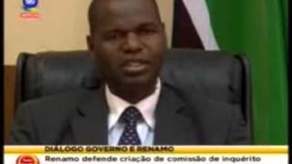 STV ConversacoesRenamo Governo Dlhalamaresponde 10 08 2015 [upl. by Aynek]