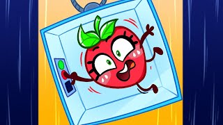 Dont JUMP in Elevators 🍓 Elevator Safety Cartoon🍐 [upl. by Atsahc]