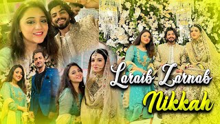 Finally Laraib Zarnab Ka Nikkah Hogya 😍  ZARAIB NIKKAH  Laraib Zarnab Nikkah [upl. by Kerrie177]