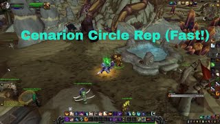 Cenarion Circle Reputation Farm Guide Updated FAST Bfa [upl. by Rekcut902]