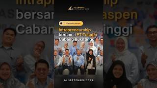 Intrapreneurship bersana PT Taspen cabang Bukittinggi intrapreneurship corporatetraining sumbar [upl. by Tillfourd830]