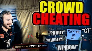 When Crowds Help CSGO Pros  Highlights Crowd Cheating [upl. by Ardy]