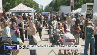 Logan Square Farmers Market making dry run Sunday at new location [upl. by Daloris221]