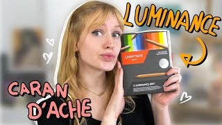 Caran dAche  LUMINANCE im Test  Die besten Buntstifte auf dem KünstlerMarkt [upl. by Suolhcin]