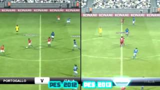 PES 2013 Vs PES 2012 [upl. by Kcirad354]